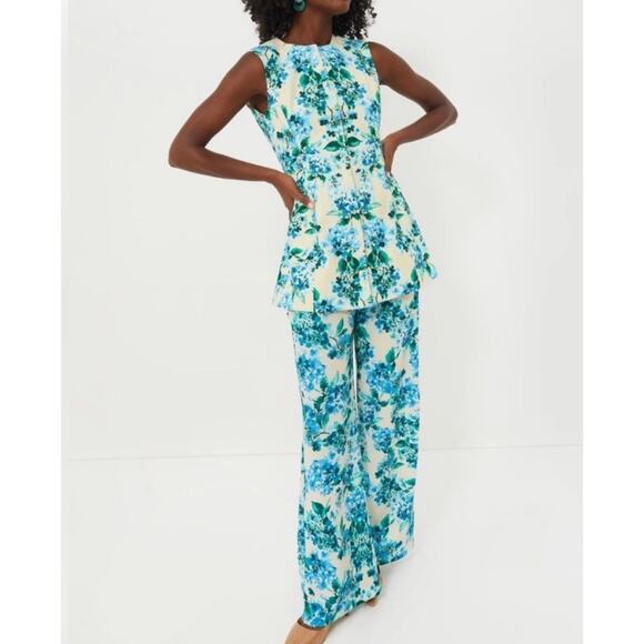 TUCKERNUCK Waters Edge Hydrangea Rhoda Tunic Top NWT Size 6 - Picture 3 of 9